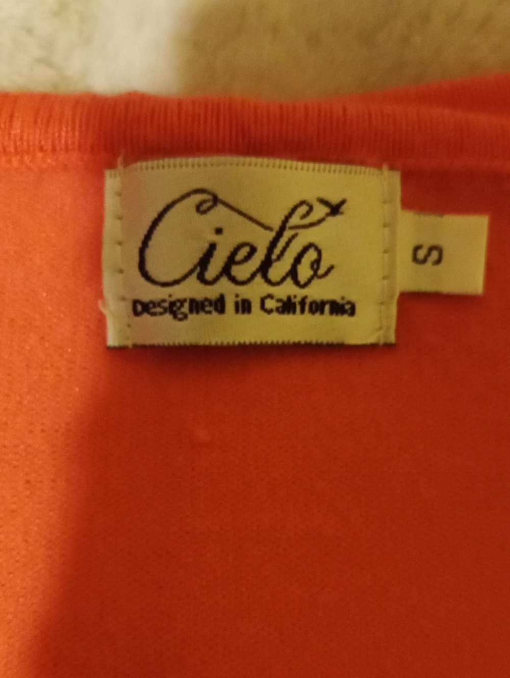 Orange Cielo Cardigan - Picture 3 of 6
